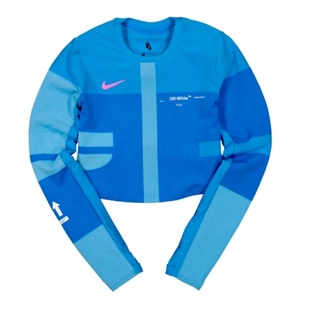 EUC OFF WHITE NIKE COLLAB CROP TOP